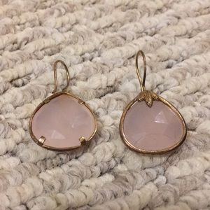 Coralia Leets pink stoned jewel earrings